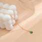 Jewelry single-layer luminous stone pendant necklace female simple cross thin chain Y-shaped tassel necklace