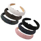 F2355 fashion handmade beaded headband female exaggerated luxury thick sponge wide-brimmed headband
