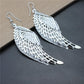 Multi-layer Hollow Angel Wings Earrings Ladies Vintage Frosted Earrings
