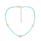 Bohemian Beach Beaded Necklace Simple Personality Versatile Starfish Beads Short Female Clavicle