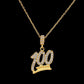 Jewelry fashion trend hip-hop necklace men's unisex diamond 1 points pendant necklace