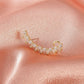 ins zircon ear bone clip fashion temperament niche design one-piece diamond ear clip personality ear stud earrings