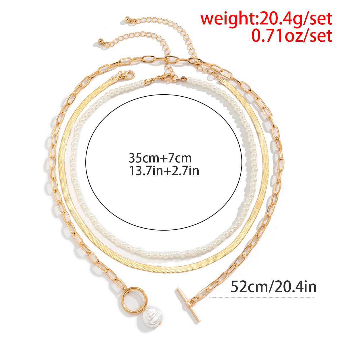 Jewelry Temperament Millet Grain Pearl Clavicle Necklace Female Hip Hop Metal Snake Bone Chain Necklace