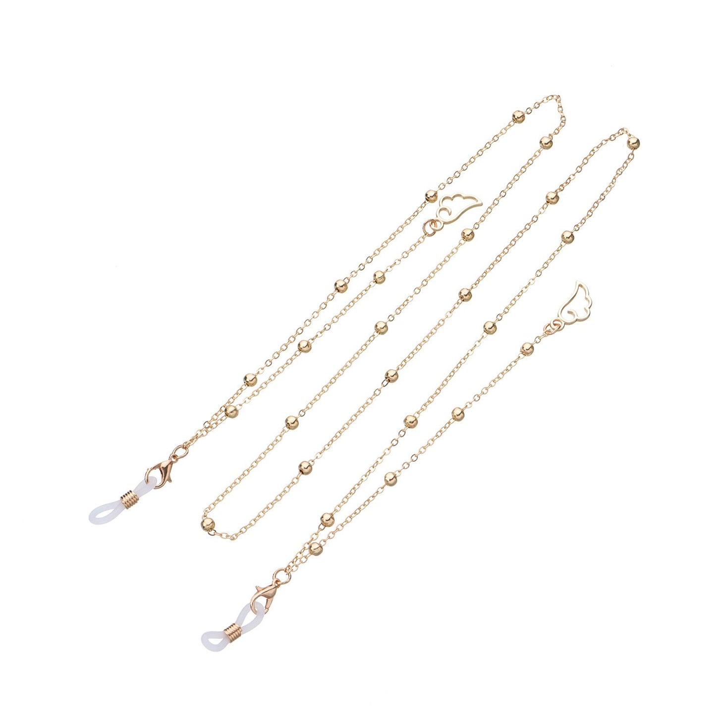 Jewelry Angel Wings Glasses Chain Temperament Beads Chain Mask Mask Fixed Accessories