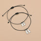 Fashion stainless steel accessories couple bracelet handmade braided bracelet accessories