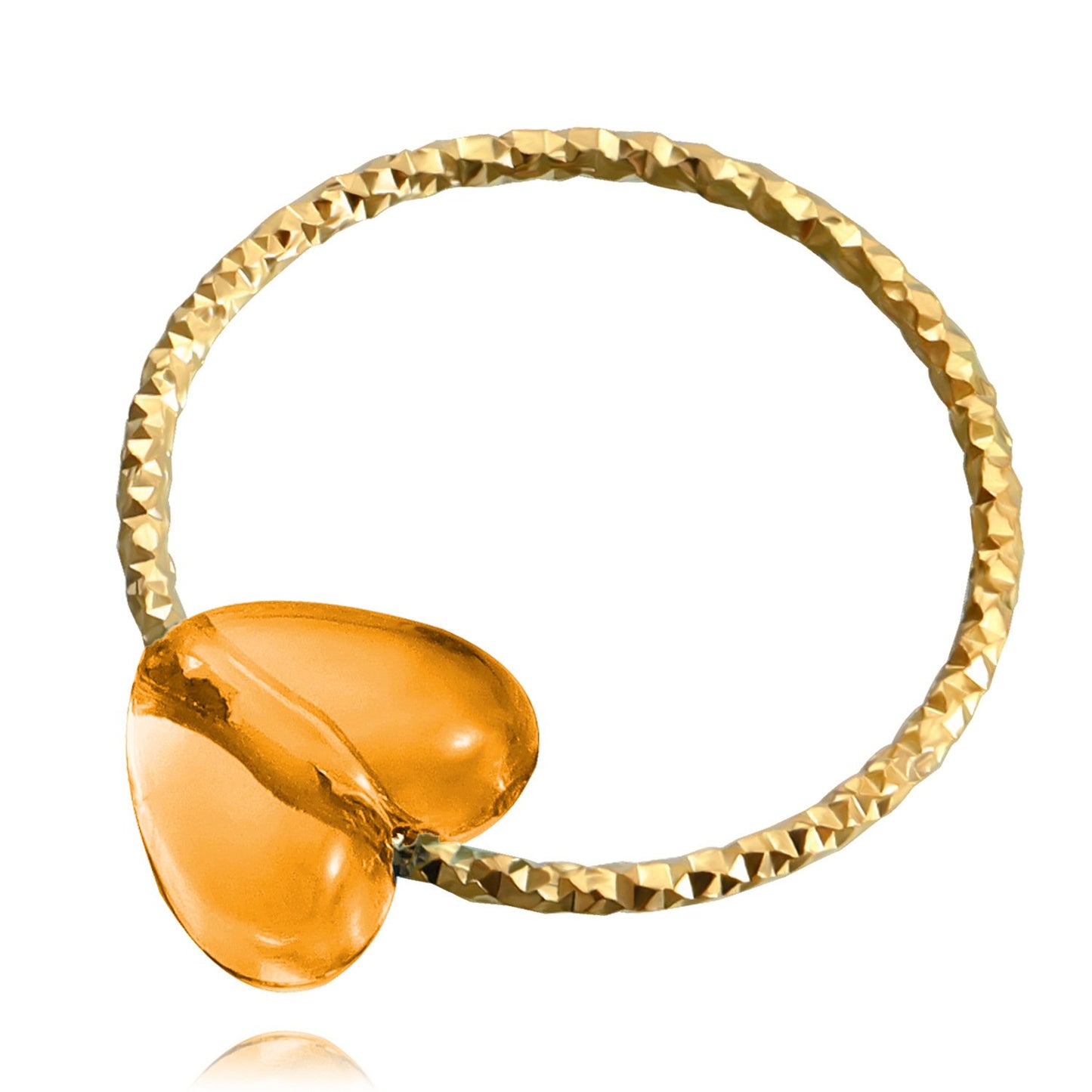 Explosive style ins retro color love circle ring female simple all-match boudoir honey friendship ring