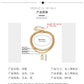 Jewelry Simple Twist Chain Geometric Necklace Personality Snake Bone Chain Queen Portrait Pendant Necklace