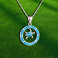 Fashion Circle Turtle Necklace Female Trend Simple Small Animal Clavicle Chain Jewelry