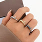 ins simple knotted ring fashion creative metal geometric opening index finger ring personality ring