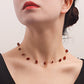 Jewelry ins beach color natural irregular gravel necklace necklace female clavicle chain