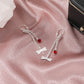 Niche Design Long Fashionable Dragonfly Earrings Female Exquisite Aesthetic Light Luxury Tassel Insect Earrings