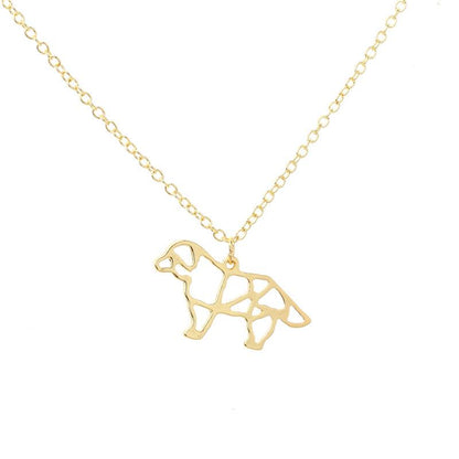 Popular animal trinkets personality alloy cute dog necklace hot