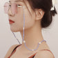 Jewelry mask hanging chain soft pottery rice bead flower glasses simple and versatile design full sense of glasses chain
