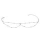 Jewelry Fashion Ball Rhinestone Necklace Female Simple Metal Chain Rhinestone Clavicle Necklace Jewelry