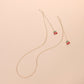 Jewelry Temperament Popular Red Cherry Pendant Glasses Chain Fashion Metal Chain Glasses Accessories