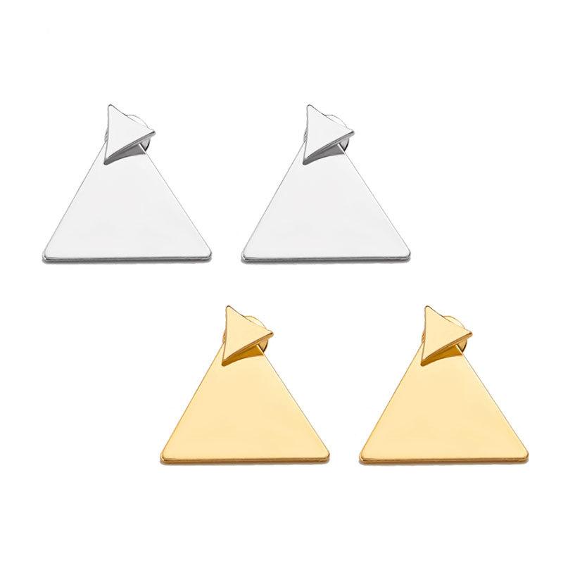 Earrings Simple Alloy Sequin Earrings Geometric Triangle Earrings