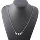 Fashion creative total lunar eclipse necklace personalized crescent moon pendant summer clavicle chain jewelry