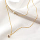 Jewelry Street Shot Imitation Pearl Rhinestone Layered Clavicle Chain Pendant Necklace Women's Necklace