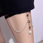 Jewelry Sexy Pearl Seashell Leg Chain Summer Seashell Starfish Pentagram Body Chain