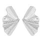 E1362 Jewelry Simple Alloy Maple Leaf Earrings Female Fan-shaped Personality Design Fashion Earrings