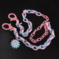 Candy Color Contrasting Color Acrylic Mask Chain Children's Anti-Le Sunflower Glasses Chain Anti-lost Rope