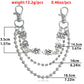 Jewelry ins sports fashion ball chain skull shoe chain charm lady shoe buckle chain