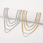 N1483 jewelry, layered sweet and cool girl love necklace rhinestone multi-layered punk hip-hop necklace