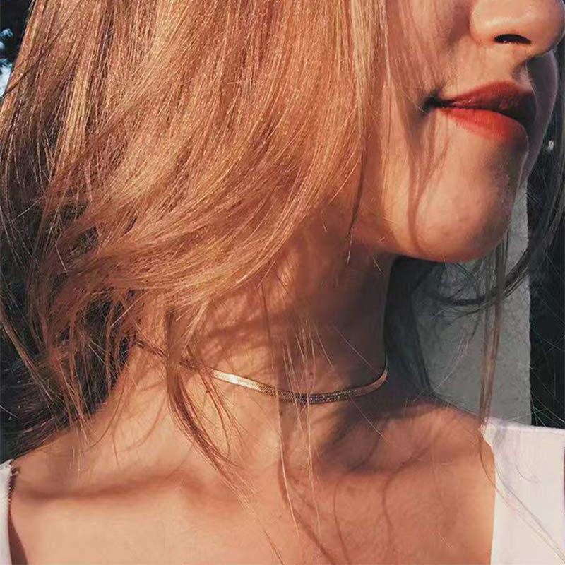 Jewelry Snake Bone Chain Necklace Ladies Temperament Versatile Popular Necklace Necklace