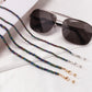 Jewelry multifunctional glass rice bead glasses fixed rope ladies mask mask dual-use chain