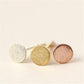 JewelrySimple Round Cake Brushed EarringsClassic VersatileFashion Female Earrings