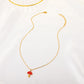 Internet celebrity ins alloy color drop oil mushroom necklace fashion temperament simple necklace female