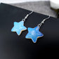 Pentagram Creative Earrings Fashion Earrings Earrings Opal Alloy Earhook Earrings
