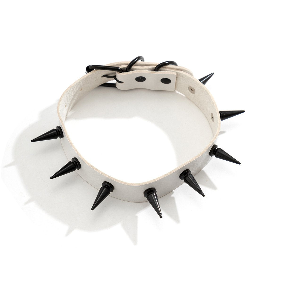 Dark cos gothic metal spike necklace personality sweet cool rivets three-dimensional choker collar necklace