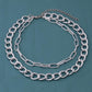 Jewelry Hip Hop Punk Metal Chain Necklace Female Fashion Street Shot Trendy Geometric Clavicle Necklace