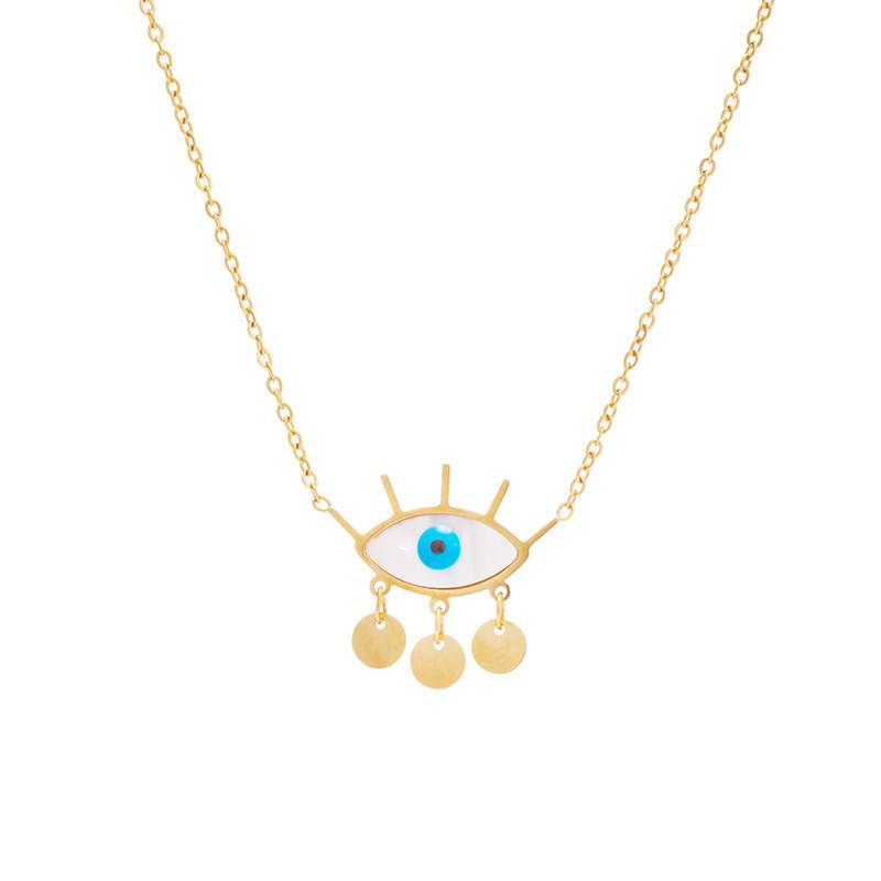 Explosive Angel Eyes Pendant Necklace ins Devil Eyes Necklace