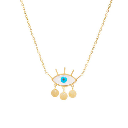 Explosive Angel Eyes Pendant Necklace ins Devil Eyes Necklace