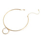 Jewelry fashion size ring collar choker necklace ladies trendy alloy short money jewelry