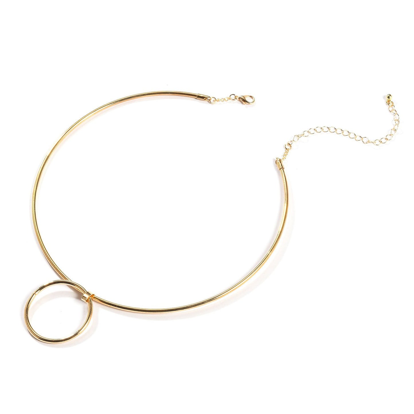 Jewelry fashion size ring collar choker necklace ladies trendy alloy short money jewelry
