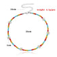 Jewelry Rice Bead Flower Necklace Women's Fashionable Temperament Adjustable Necklace