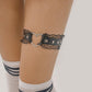C262 Jewelry Sexy Lace Love Leg Ring Simple Night Jumping Di Sweet Cool Leather Leg Jewelry for Women