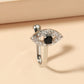 Devil's eye piercing-free nose clip fashion micro-inlaid zircon fake nose ring U-shaped puncture jewelry