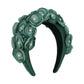 F4168 Personalized dinner dance headband imitation pearl fabric three-dimensional flower headband exaggerated fashion hair accessories