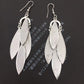 Fashion Simple Four Leaf Thread Shiny Earrings Christmas Lady Ornaments