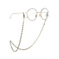 Jewelry Double Layer Acrylic Black Diamond Copper Bead Chain Glasses Chain Fashion Glasses Mask Accessories Female