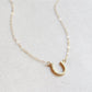 Pendant Necklace Simple Fashion Horseshoe U Shape Necklace Exquisite Clavicle Chain