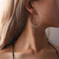 Creative Earrings Simple C-shaped Earrings Alloy Earrings Huange Earrings