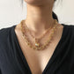 Multi-layer chain element clavicle chain versatile creative fashion necklace retro cold personality necklace