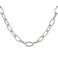 Popular New Jewelry Fashion Single Layer Metal Punk Thick Chain Necklace Earrings Necklace Accessories Women
