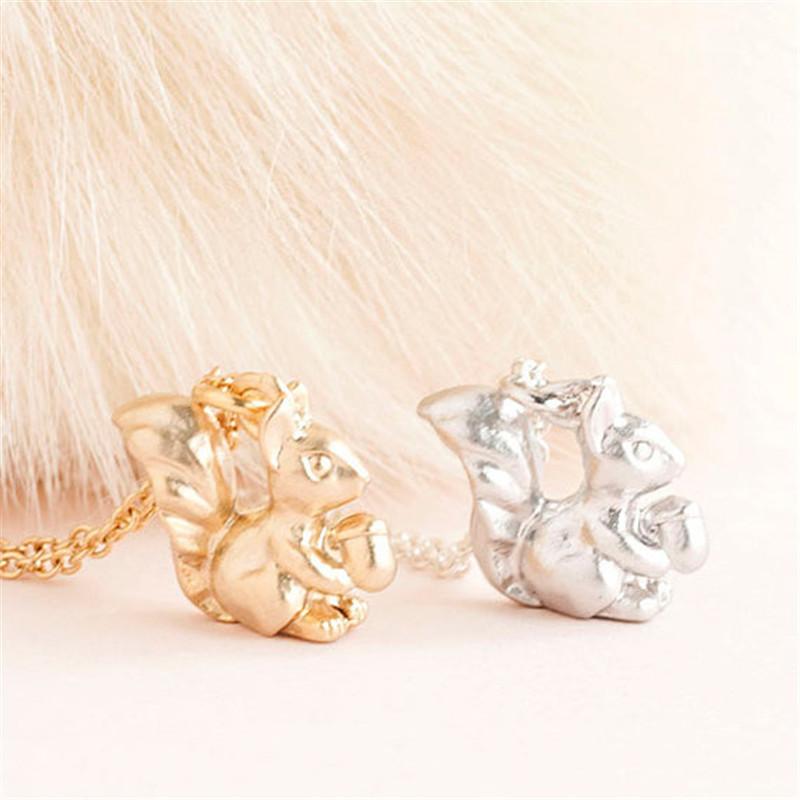 Simple Pop Jewelry Fashion Classic Little Squirrel Necklace Exquisite Gift