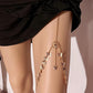 Jewelry Trend Long Butterfly Leg Chain Female Metal Chain Butterfly Body Chain Legchain